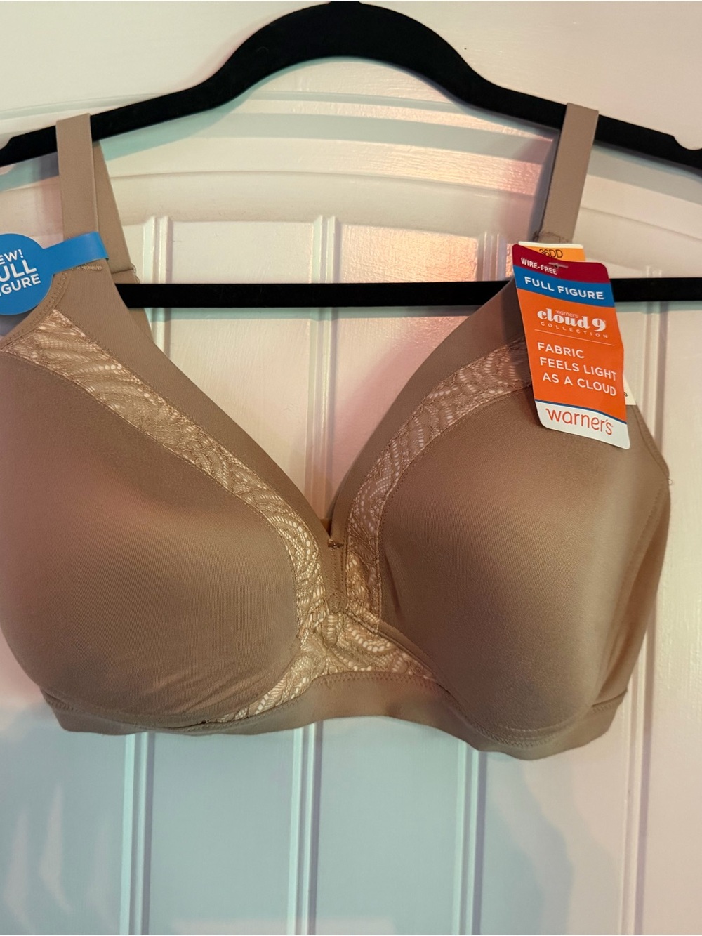 Cloud 9 Seamless Full-Figure Bra in Taupe
